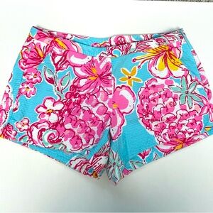 Lilly Pulitzer Womens Adie Shorts size 6 Breakwater Textured Floral